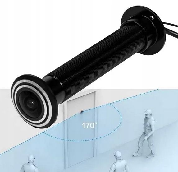 Bezprzewodowa Kamera Wizjer Judasz Wifi Tuya Smart Do Drzwi 28Mm 170°C