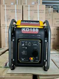 4.5кВт. Генератор інвенторний бензиновий однофазний KD188 Kraft&Delle