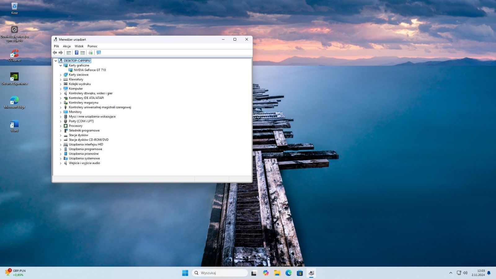 Komputer WorkStation lub Gamingowy