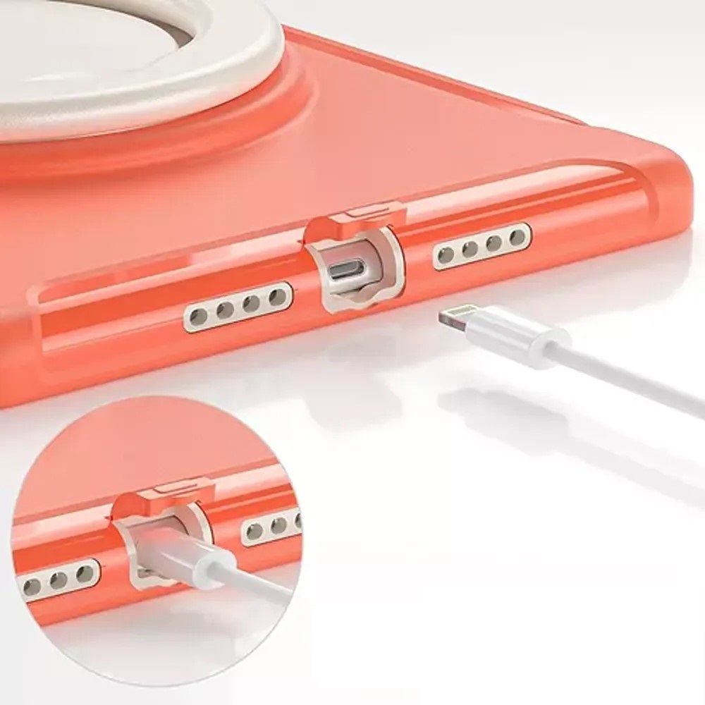 Etui do iPad 9/8/7 10.2 z Podstawką i Miejscem na Rysik Pomarańczowe