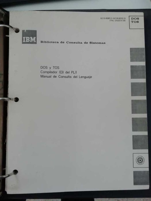 Manual IBM da linguagem FORTRAN IV e PL1