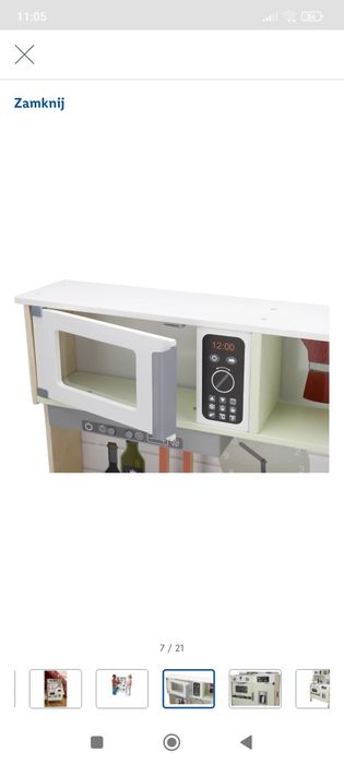 Kuchnia drewniana dziecięca Lidl lupilu Playtive