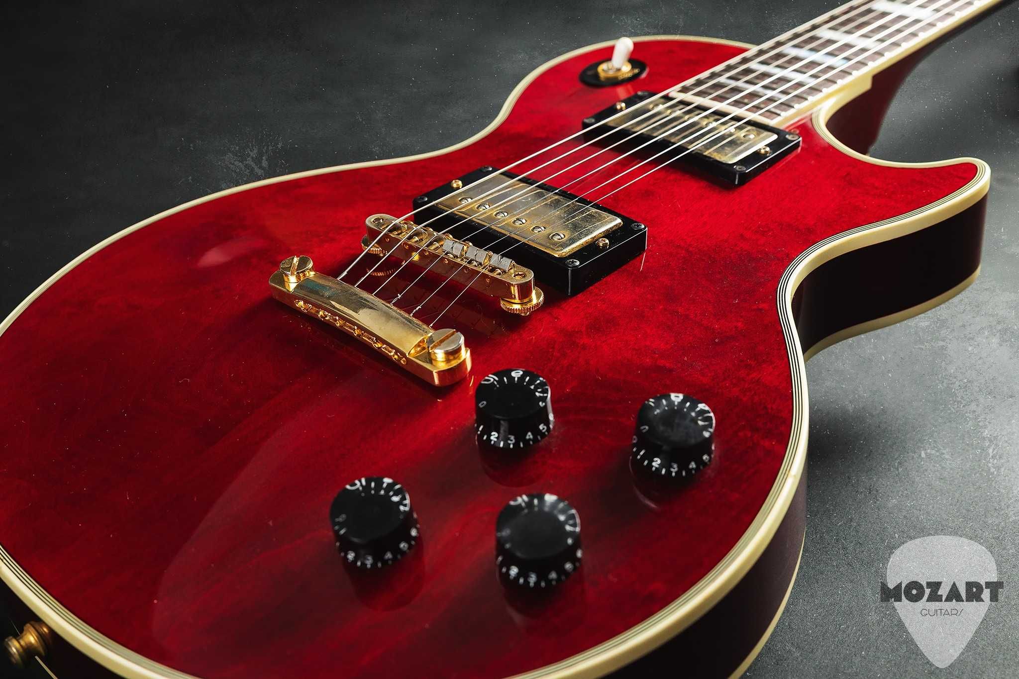 Epiphone LPC-80 Les Paul Custom Made in Japan Wine Red  + Case