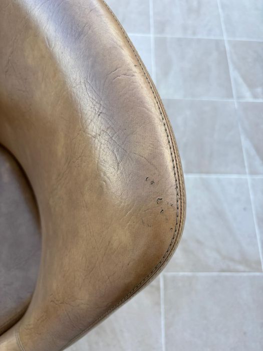 cadeira vintage castanha FOC