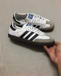 Adidas Samba Og White Black, жіночі кросівки Самби Білі, Тренд року