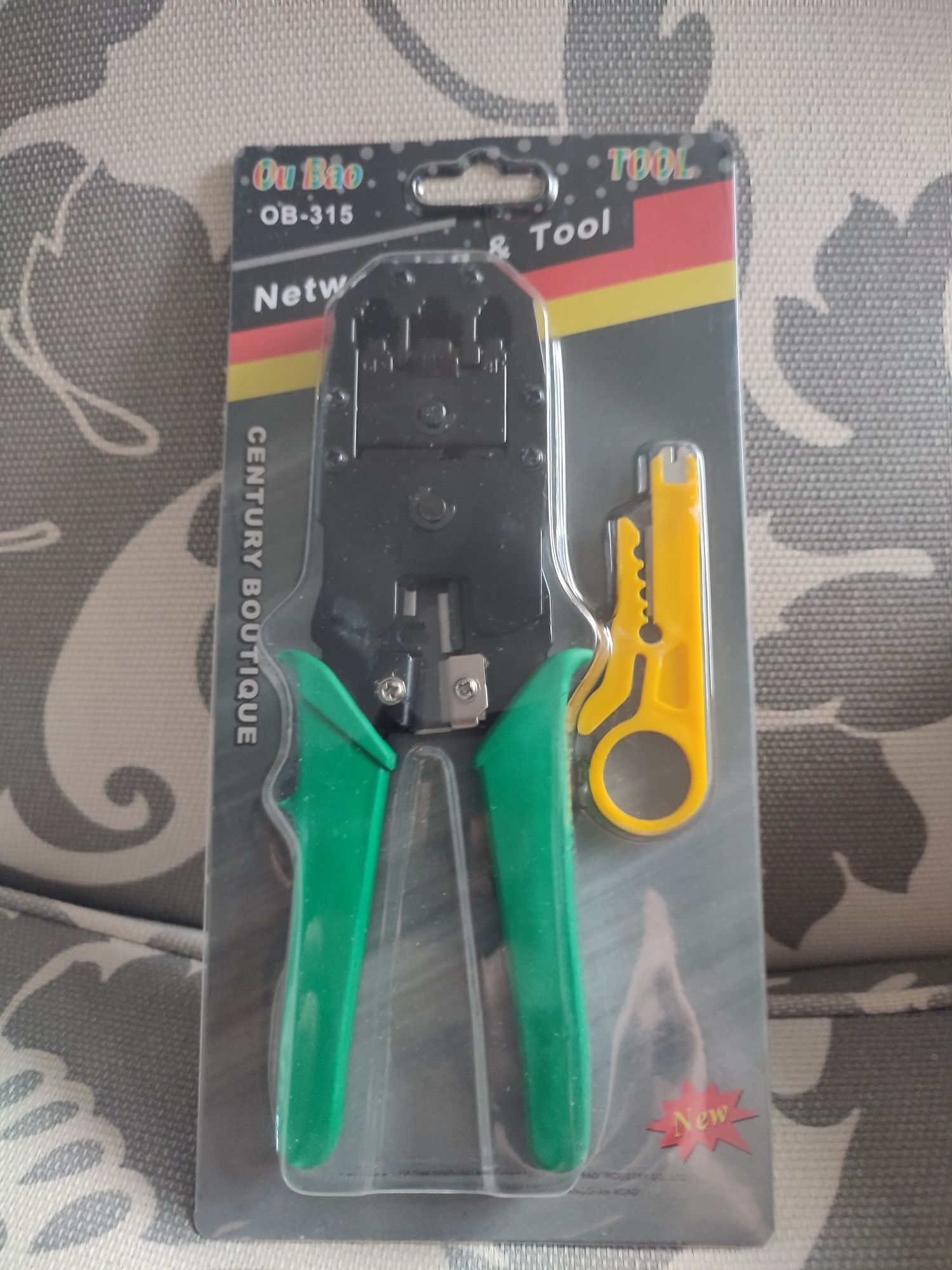 Incutex szczypce zaciskowe do wtyczki sieciowej RJ45/11 nowe prezent