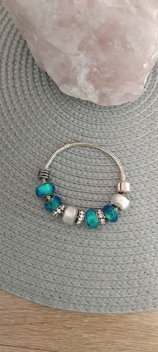 Bransoletka posrebrzana Charm's