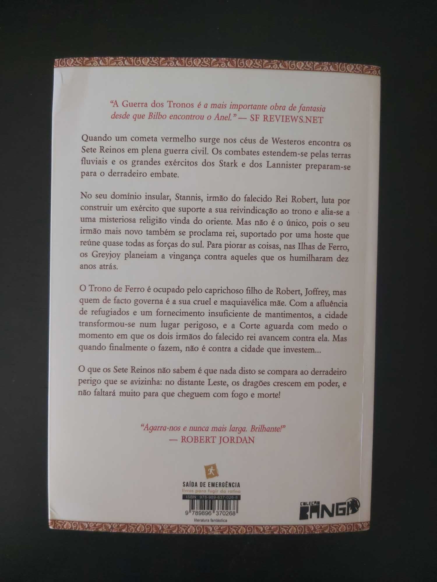 A Fúria dos Reis - As Crónicas de Gelo e Fogo Livro 3