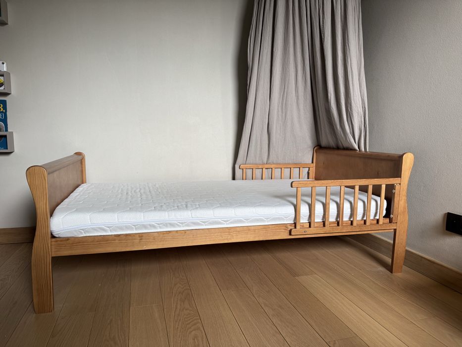 Łóżeczko Woodies 160x80 z materacem