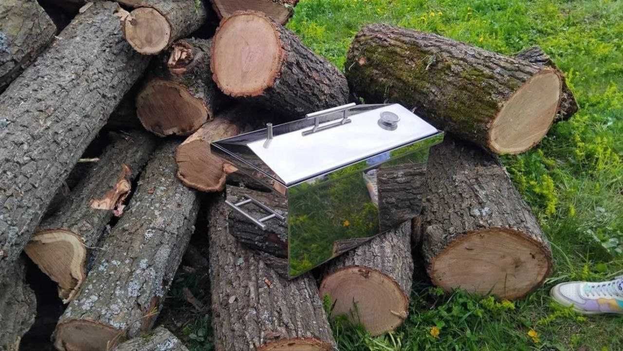 Коптильня з нержавійки для гарячого копчення Коптилка с  нержавейки