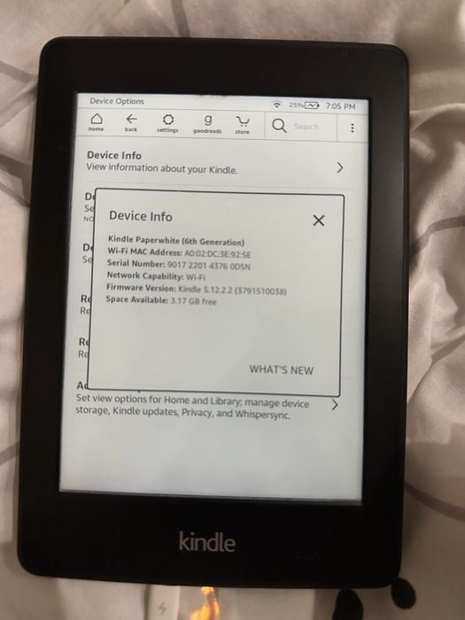Kindle 6 generation