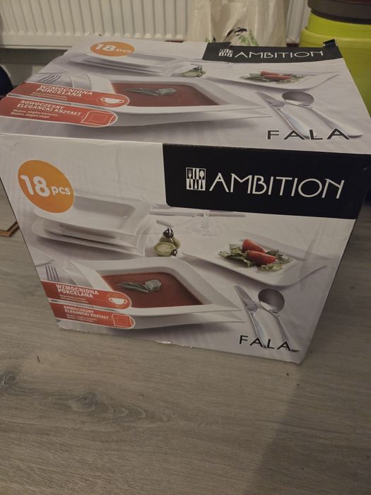 Serwis obiadowy Ambition Fala, 18 szt.