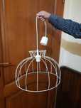 Okazja - Lampa wisząca stelaż, klosz, wyprzedaż