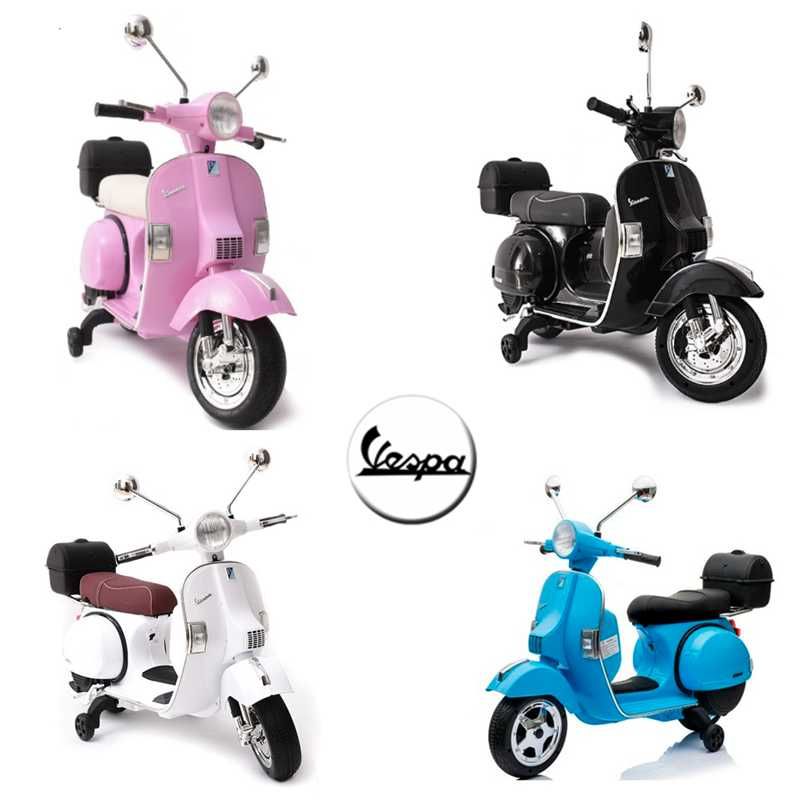 Mota Elétrica Crianças – VESPA / 12V - Várias Cores