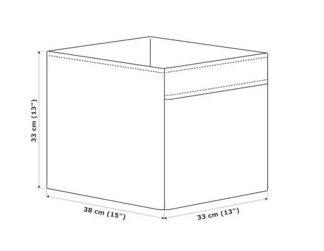 IKEA DRONA wkład do regału KALLAX pudełko czarne