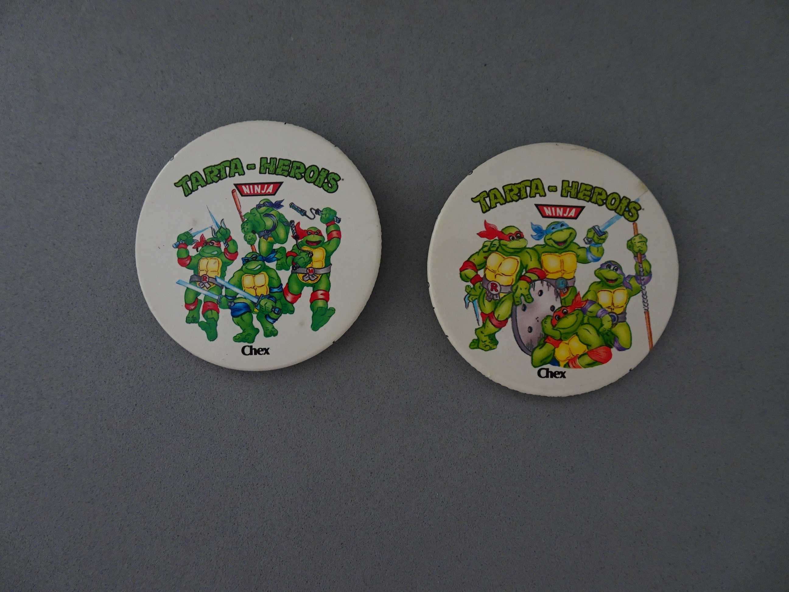 Crachás Tartarugas Ninja - Tarta-Heróis