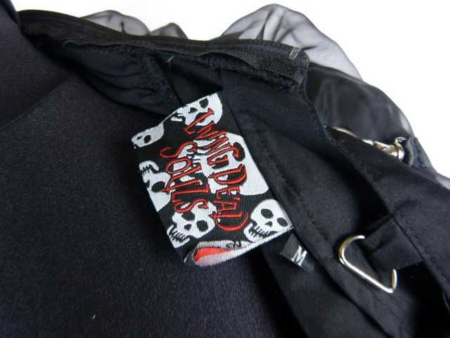 Living Dead Souls Lolita goth punk sukienka mini / M