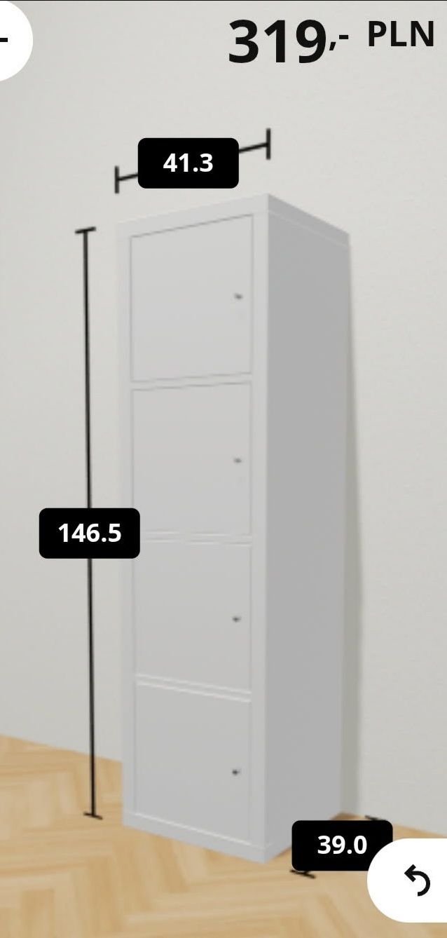 2x regał Ikea Kallax  + 4 wkłady + 4 pudełka