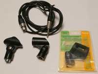 Suportes de microfone para girafas e outros, tudo por 15€