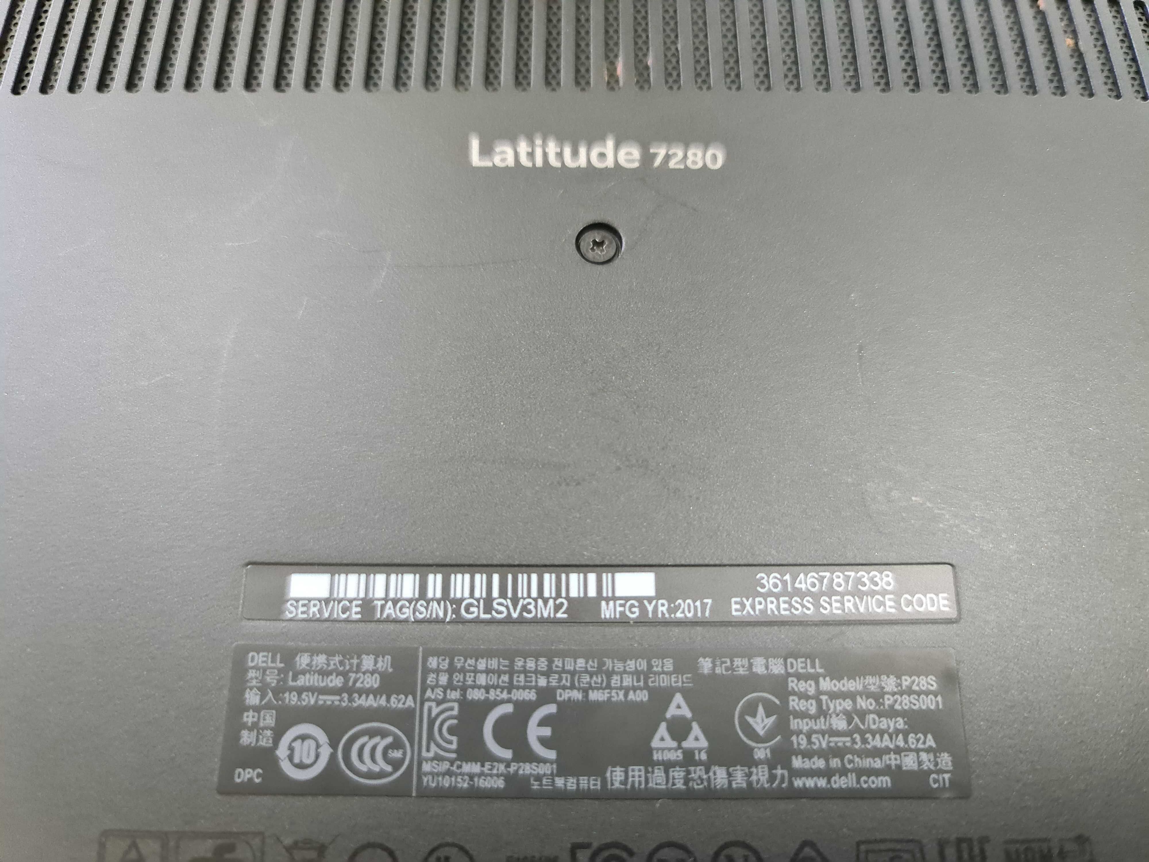 Dell Latitude 7280 12.5" Core i5-6300U 8GB SSD 256GB