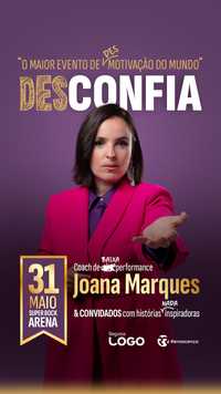 2 Bilhetes Desconfia de Joana Marques 31 de maio para Balcão 2