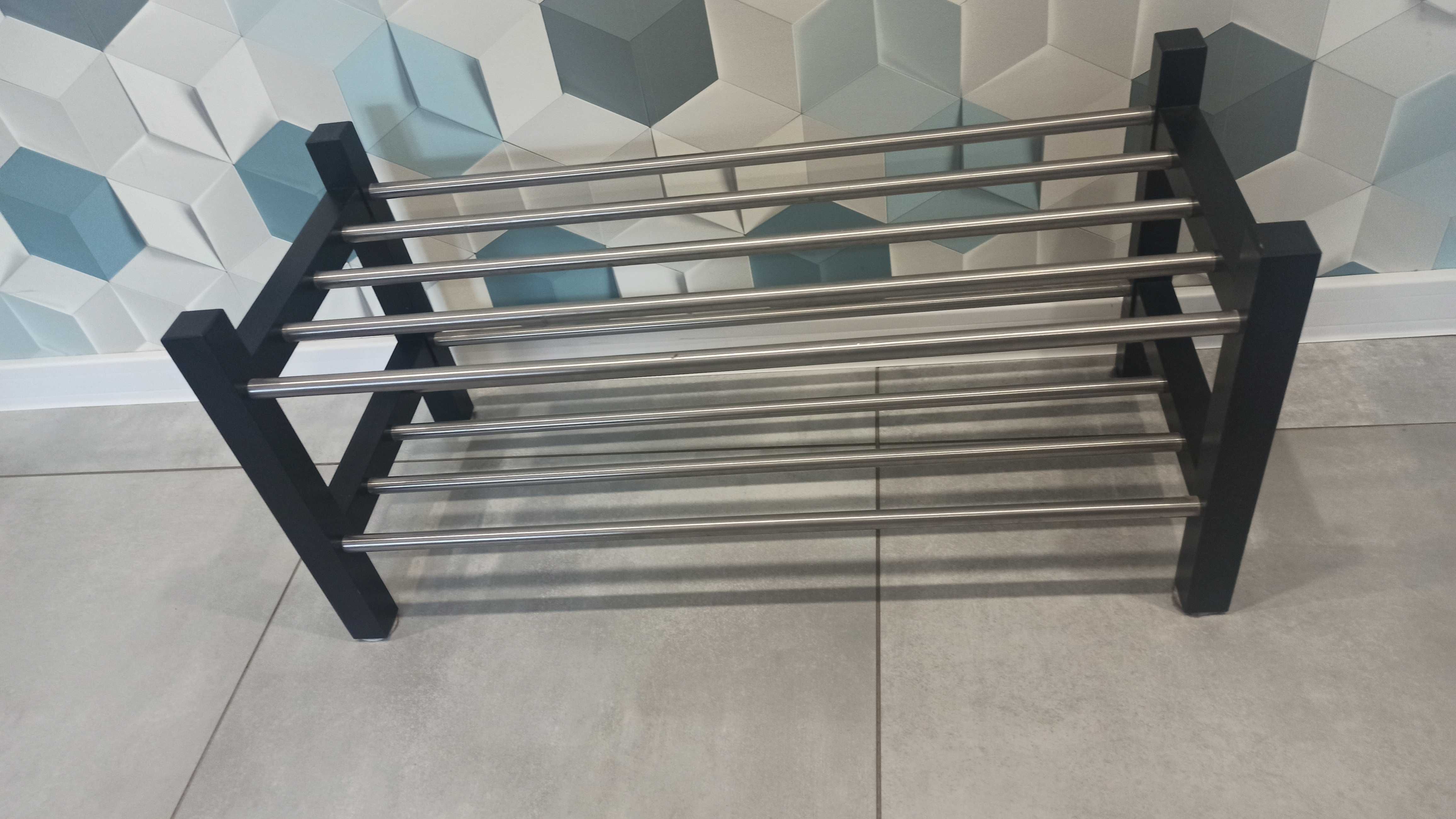 Półka na buty IKEA kolor czarny