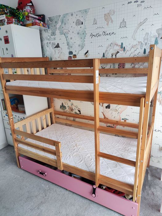 łóżko piętrowe dziecięce 160x80