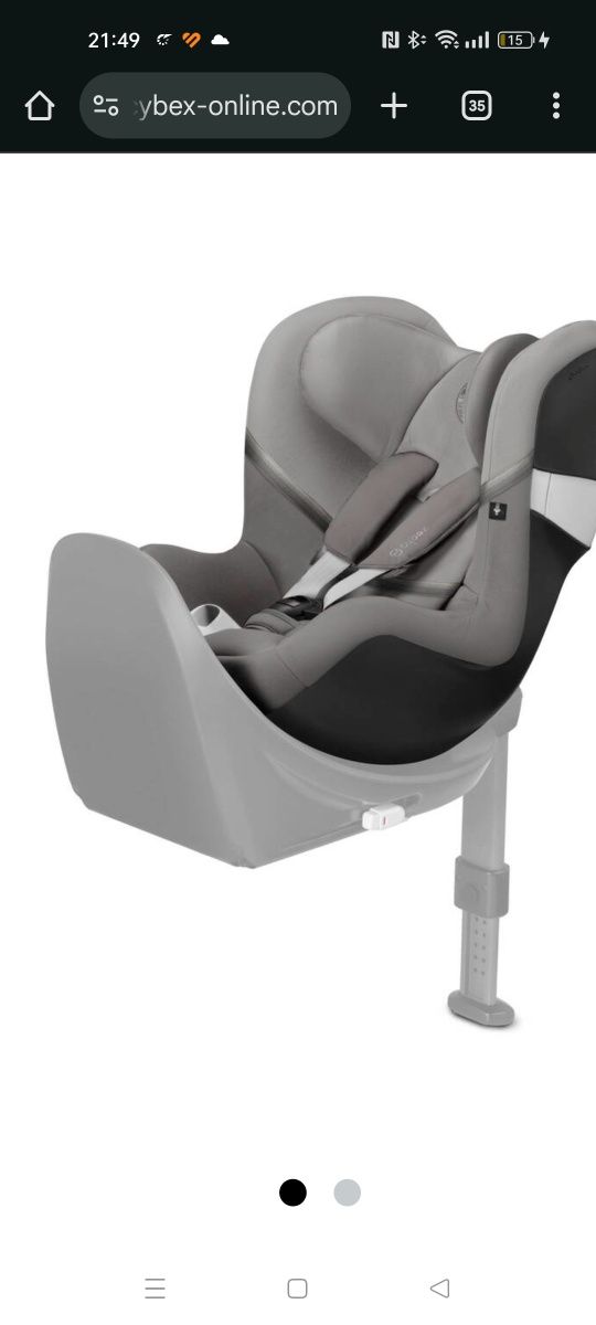 Cadeira auto bebe cybex M2 rosa
