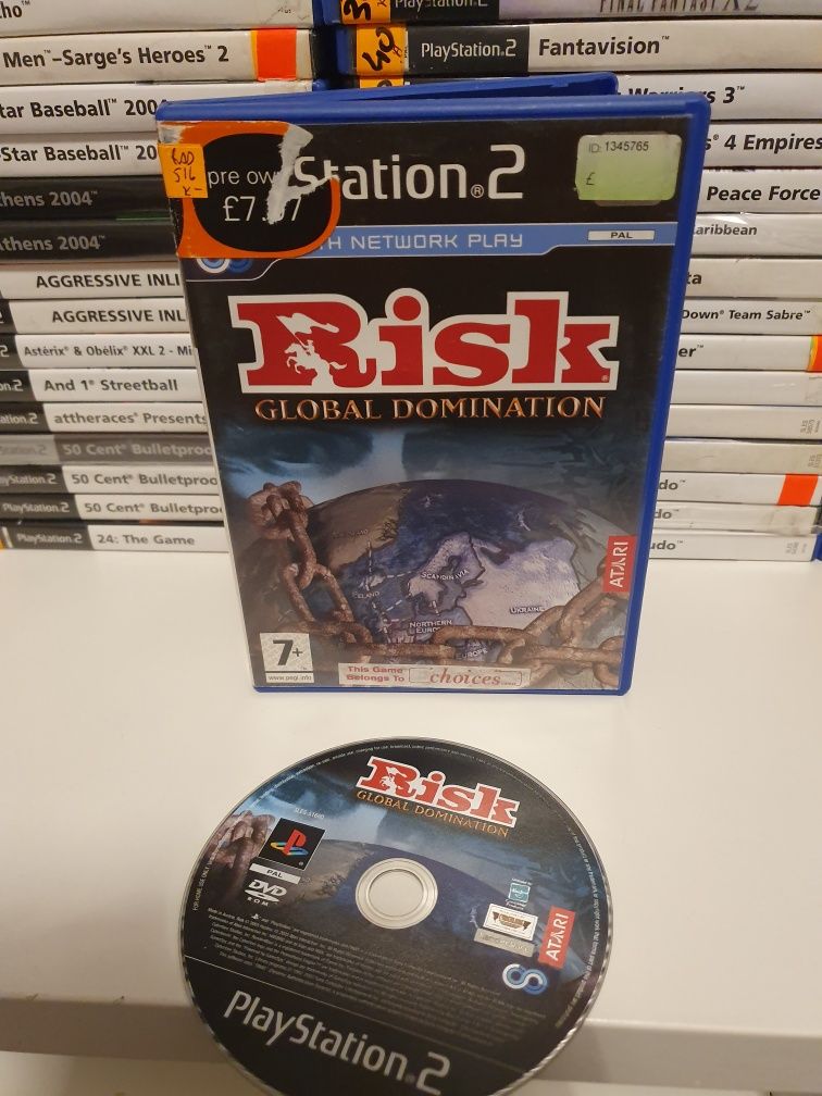 Gra gry ps2 playstation 2 Risk Global Domination unikat retro