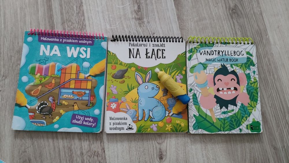 Książeczki z pisakiem wodnym