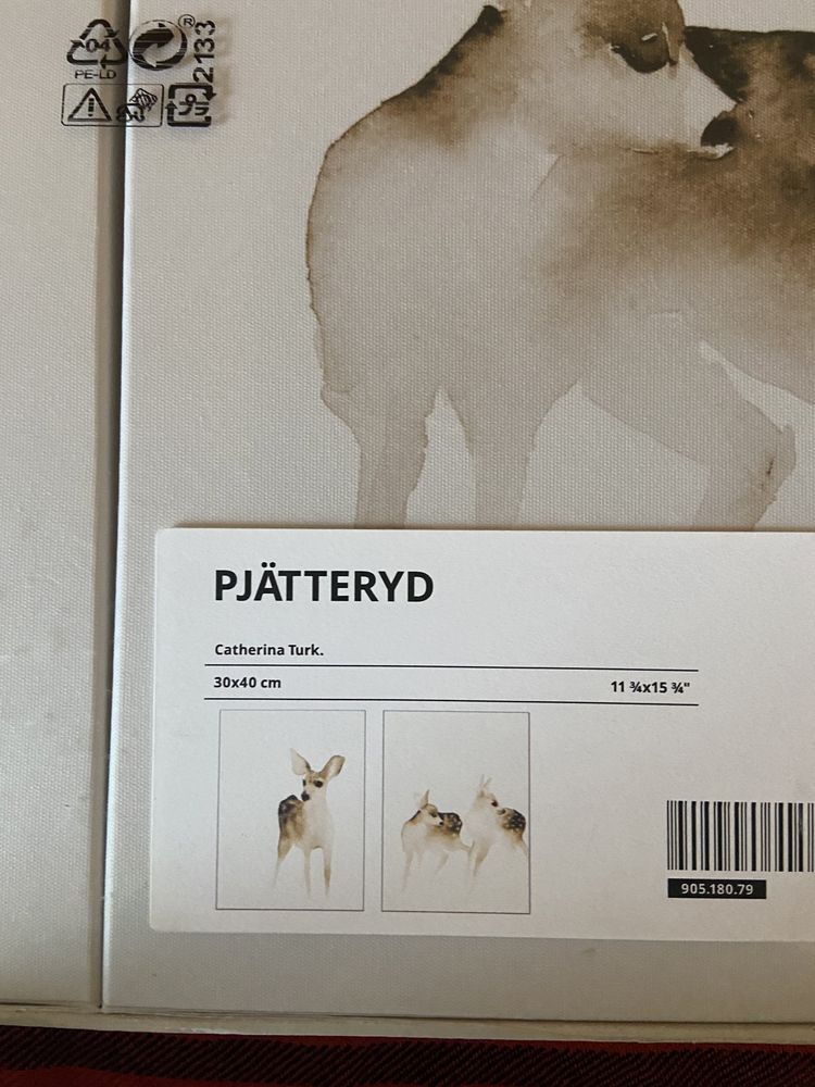 Ikea obrazy sarenki PJÄTTERYD