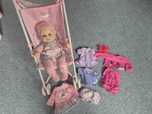 Wózek Lalka Baby Annabell z ubrankami