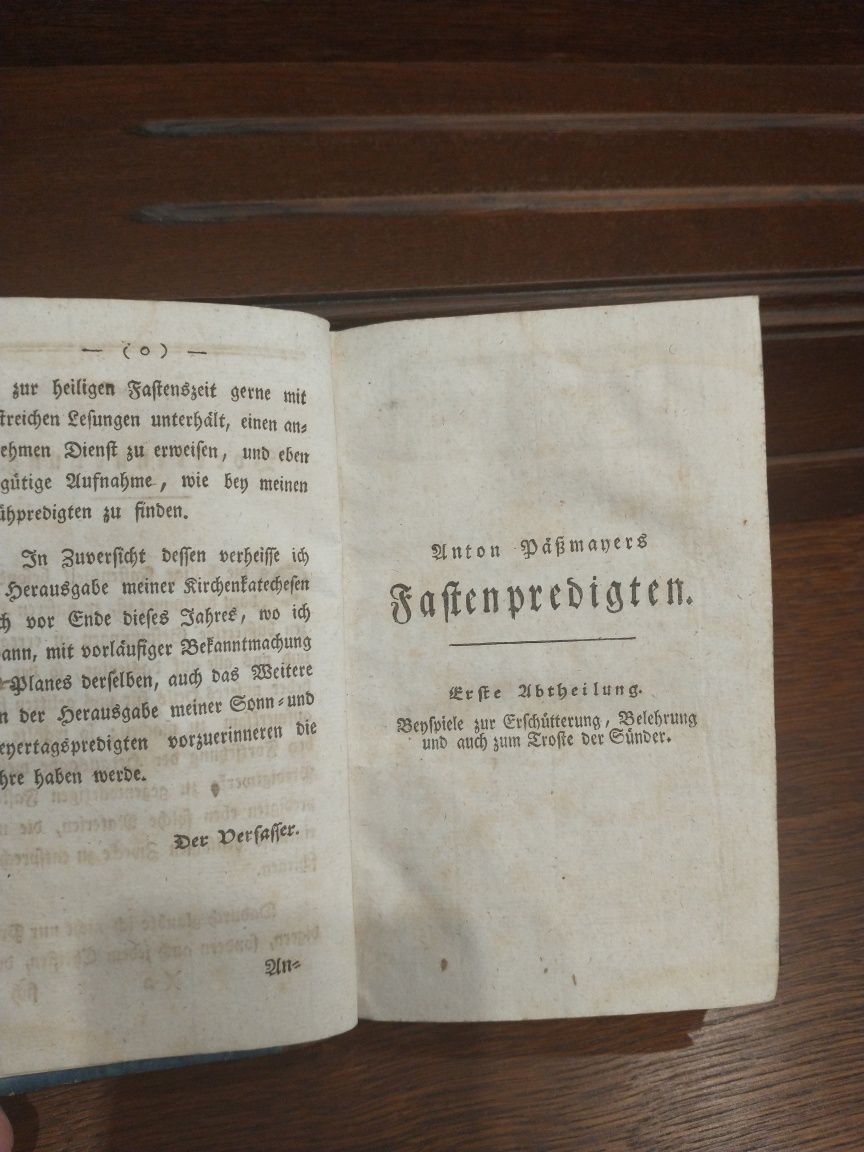 Starodruk, pt. "Auszüge aus der Leidensgeschichte Jesu",  1791 rok.