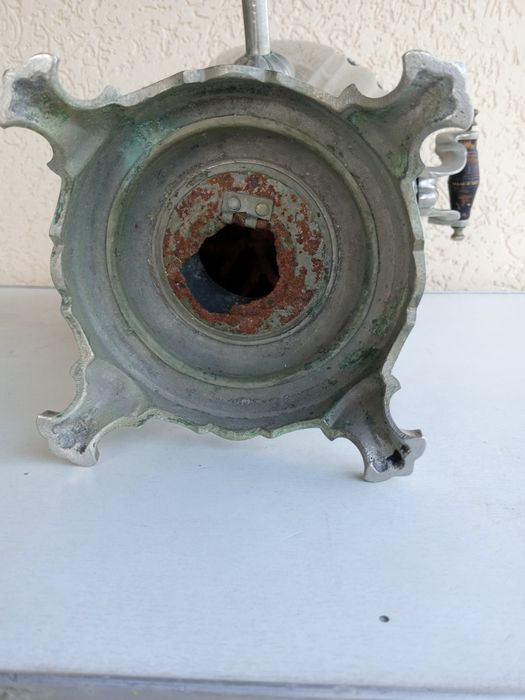 Самовар царский, латунный, фабрики братьев Воронцовых, на дровах