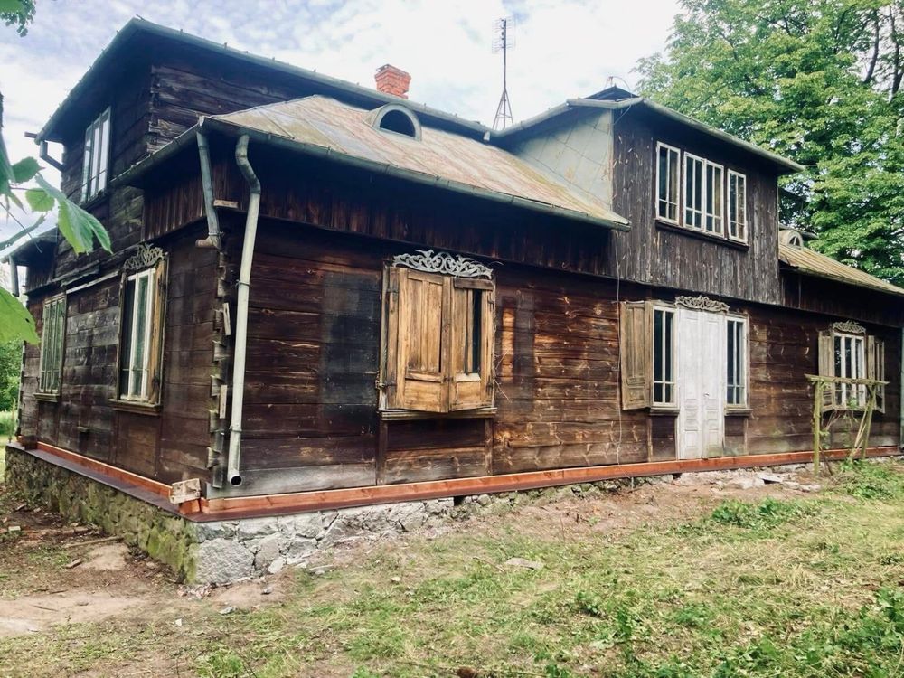 Wymiana podwalin/remont domu drewnianego