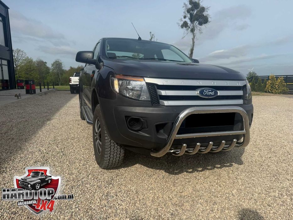 Orurowanie Boczne PROGI Stopnie Blacha Ryflowana Ford Ranger 1.5 cab
