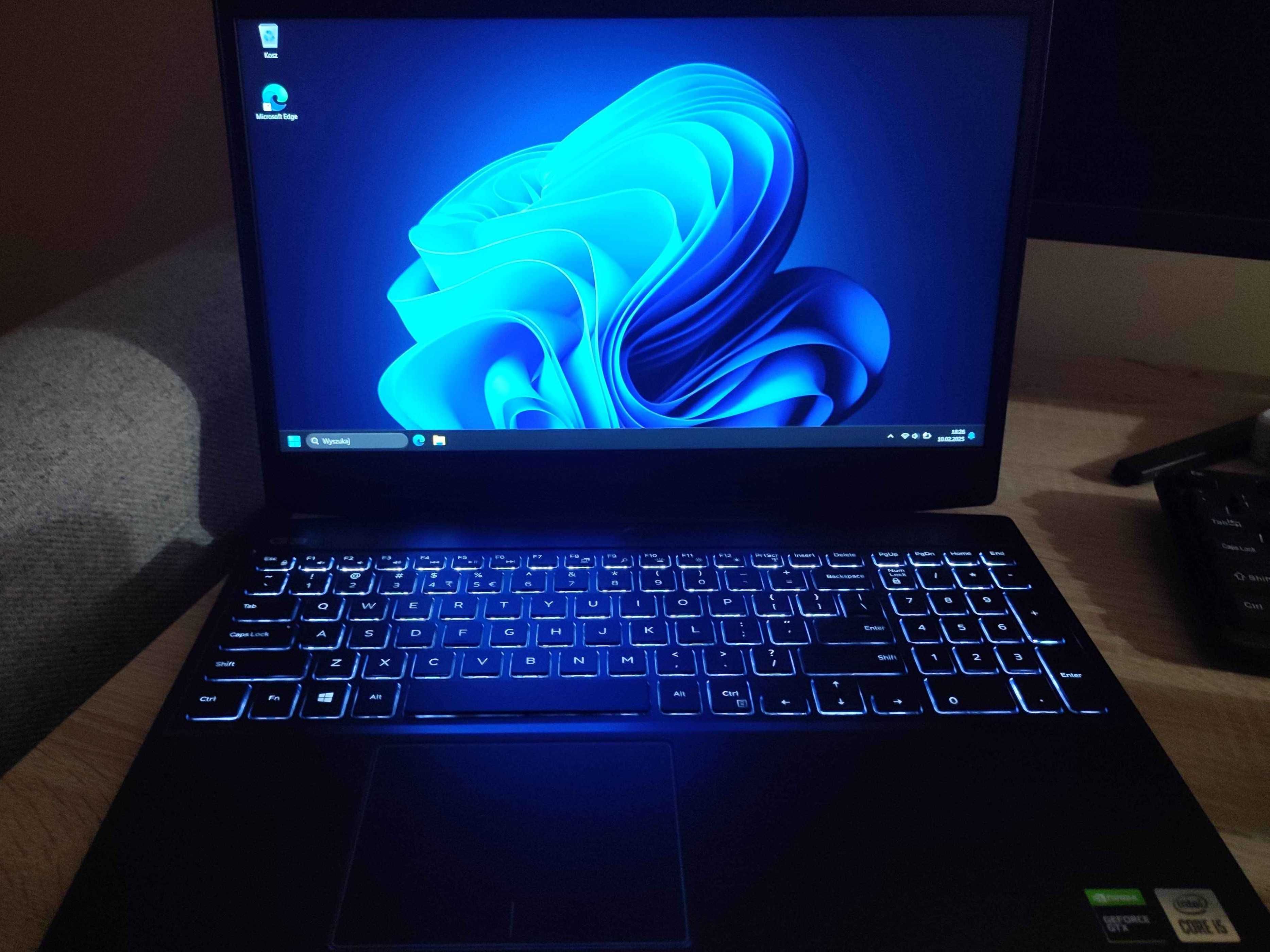 Mocny Laptop Dell G3 3500|i5-10300H|GTX 1650Ti|16GB|1TB|Podkładka