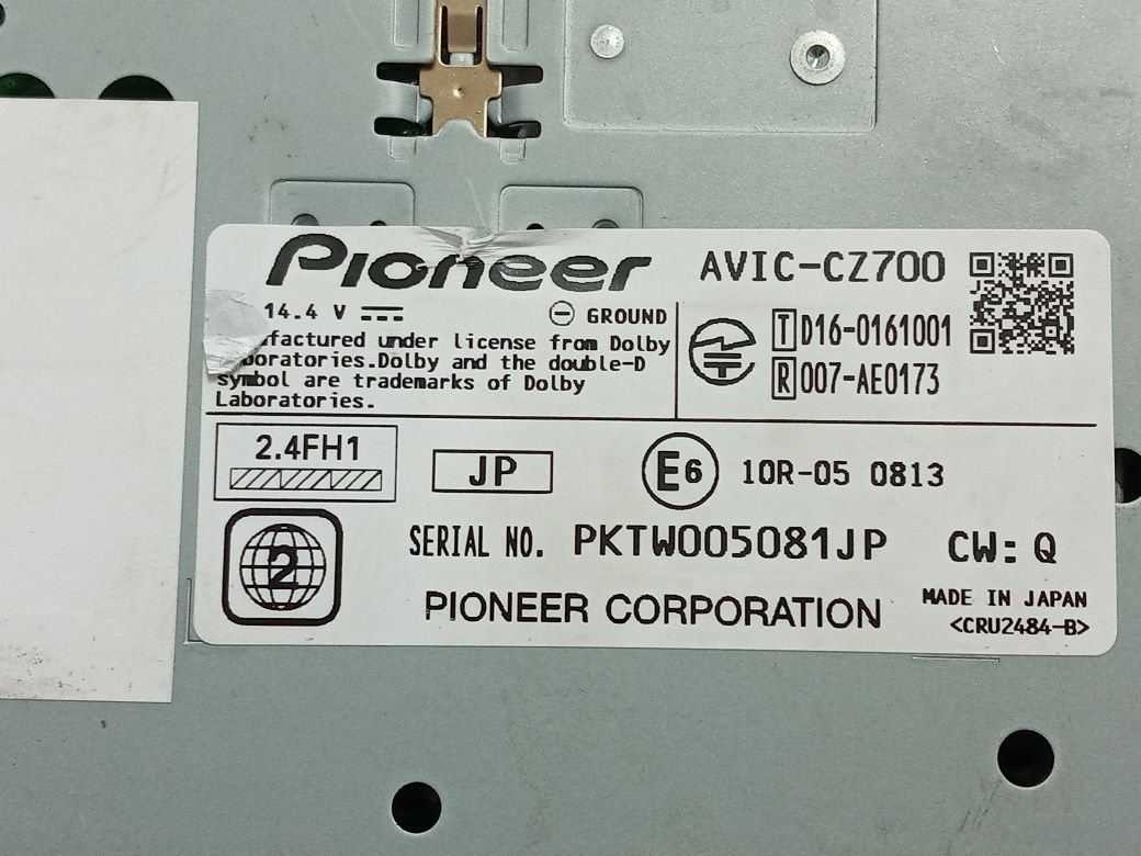 Автомагнитола Pioneer Avic-BZ700           .Alpine