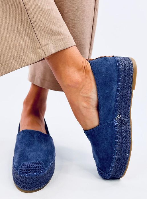 Espadryle Na Grubej Podeszwie Poulain Blue