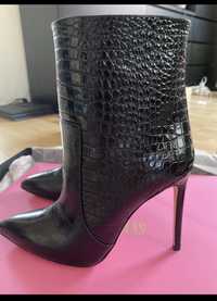 Paris Texas croc embossed boots botki 105mm r37