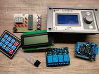 Zestaw arduino, atmega, wyświetlacz, plum ecomax 800,sterownik krokowy