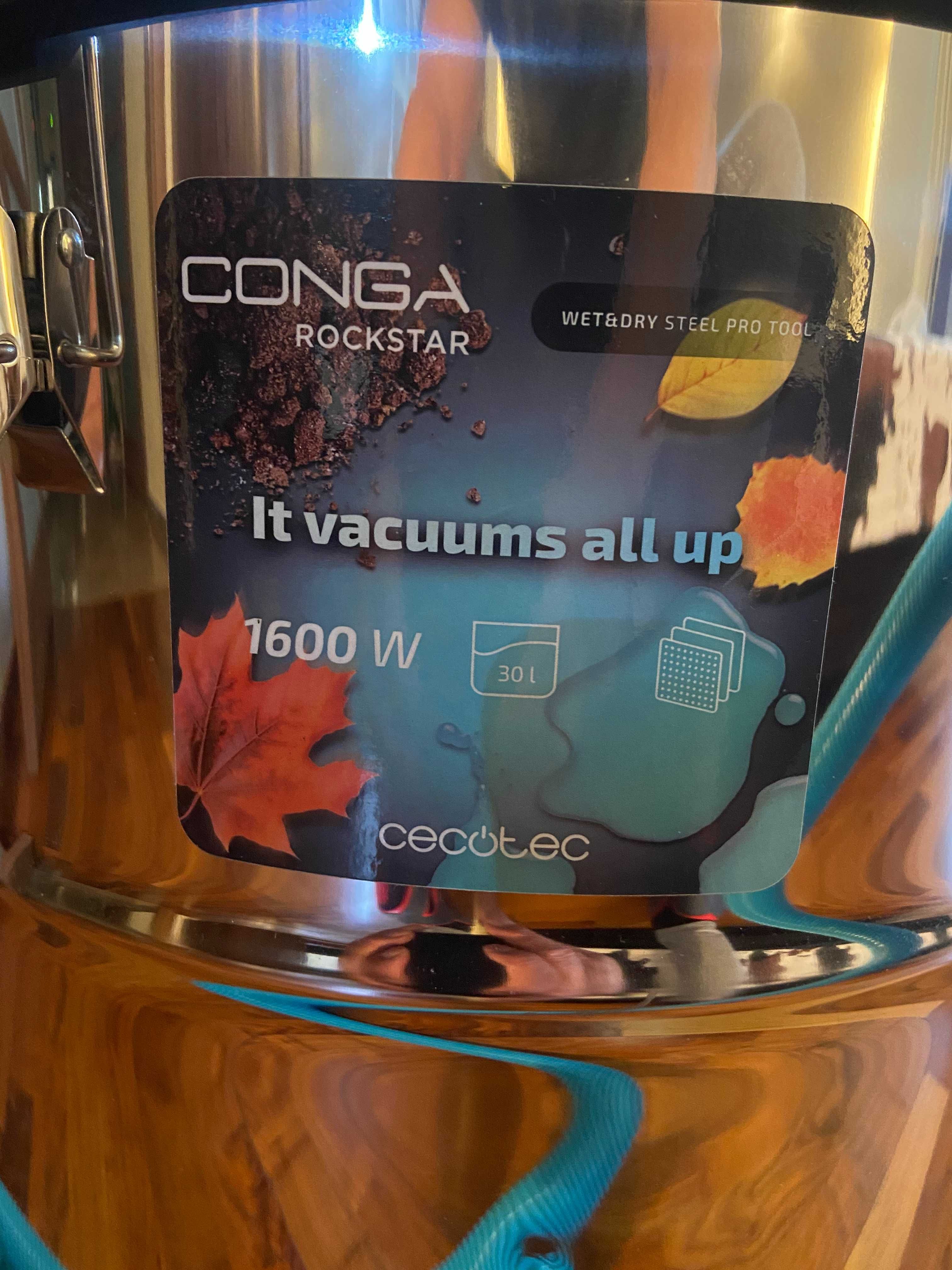 Пылесос Cecotec Rockstar Wet & DrySteel Pro Conga 1600 Вт 23 кПа
