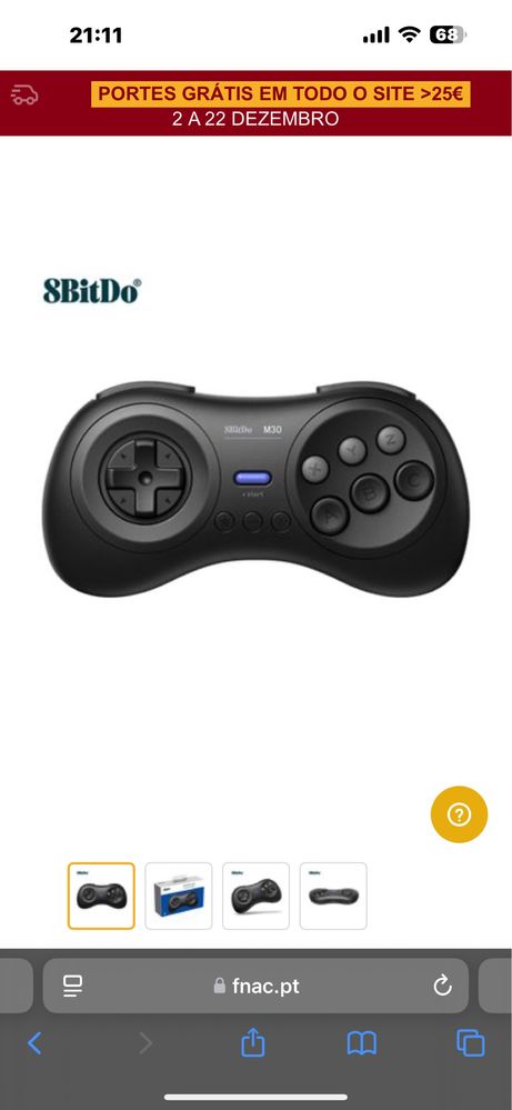 Gamepad Wireless 8BitDo M30
