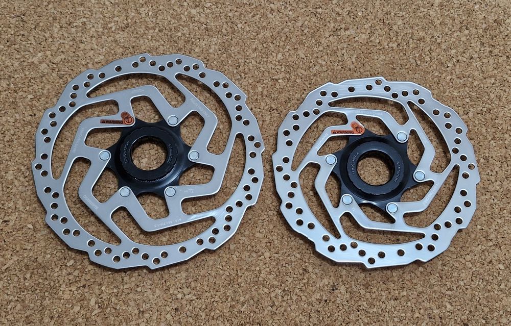 Par de discos Shimano novos