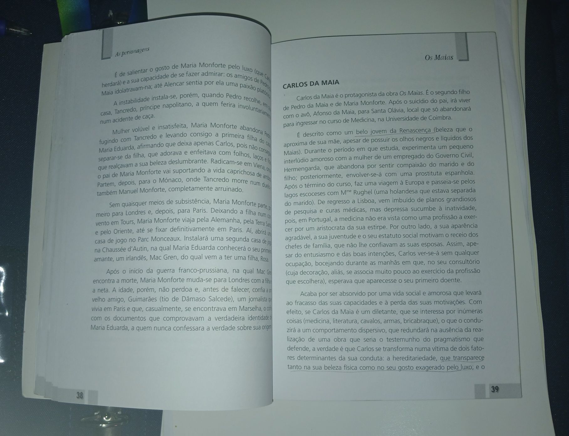 Os Maias- Análise da Obra (Porto Editora)