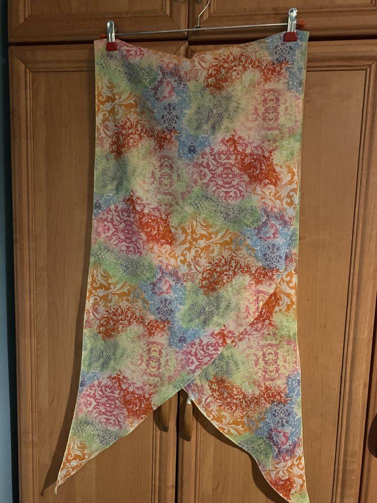 Kolorowa Apaszka 46 cm x103 cm chusta kolorowa