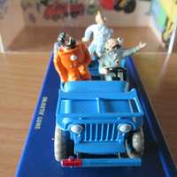 (c116/6) Jeep do Tin Tin (objetivo Lua) esc,1;43 na caixa original