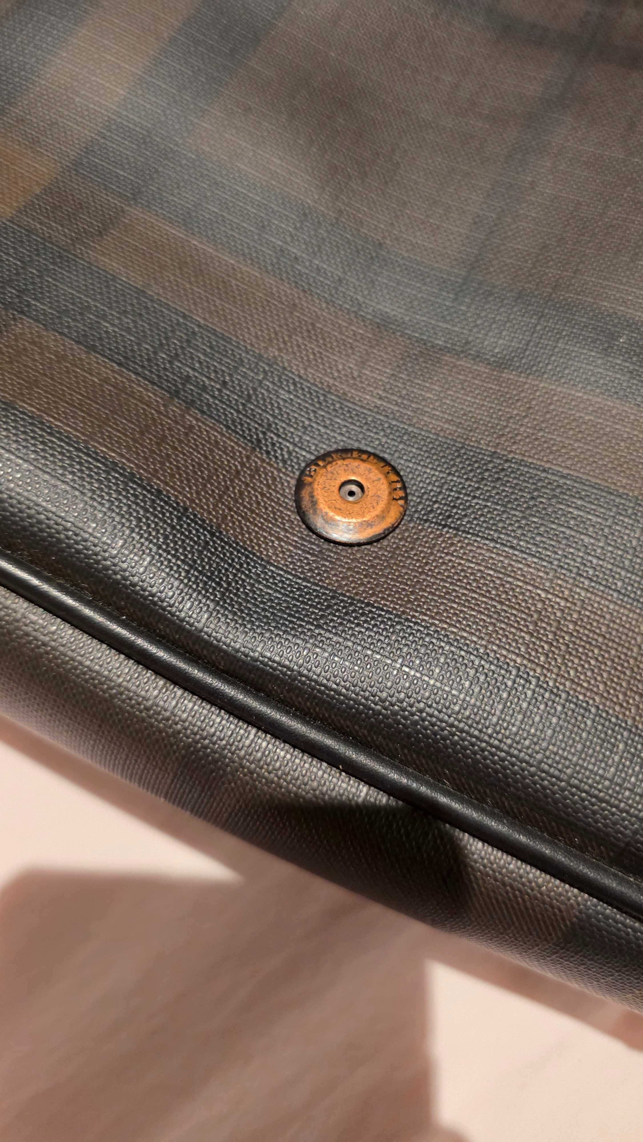 Burberry skórzana Torba listonoszka