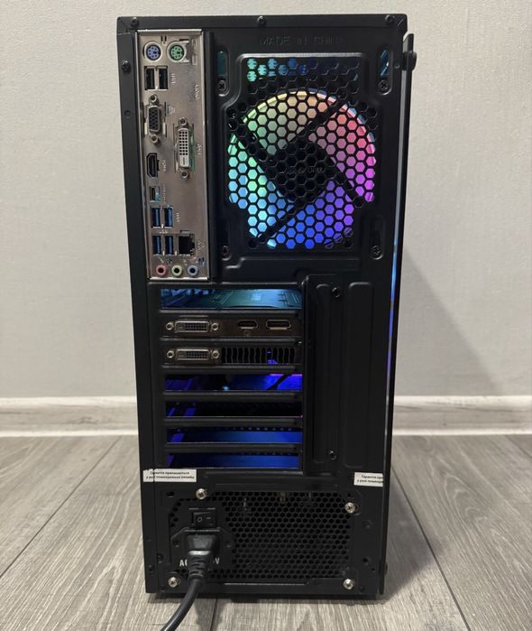 Ігровий ПК. AM4, Ryzen, GTX1060 6Gb, SSD240Gb, HDD500Gb, налаштований.