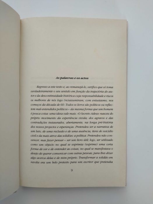 O Secreto Adeus (Baptista-Bastos)